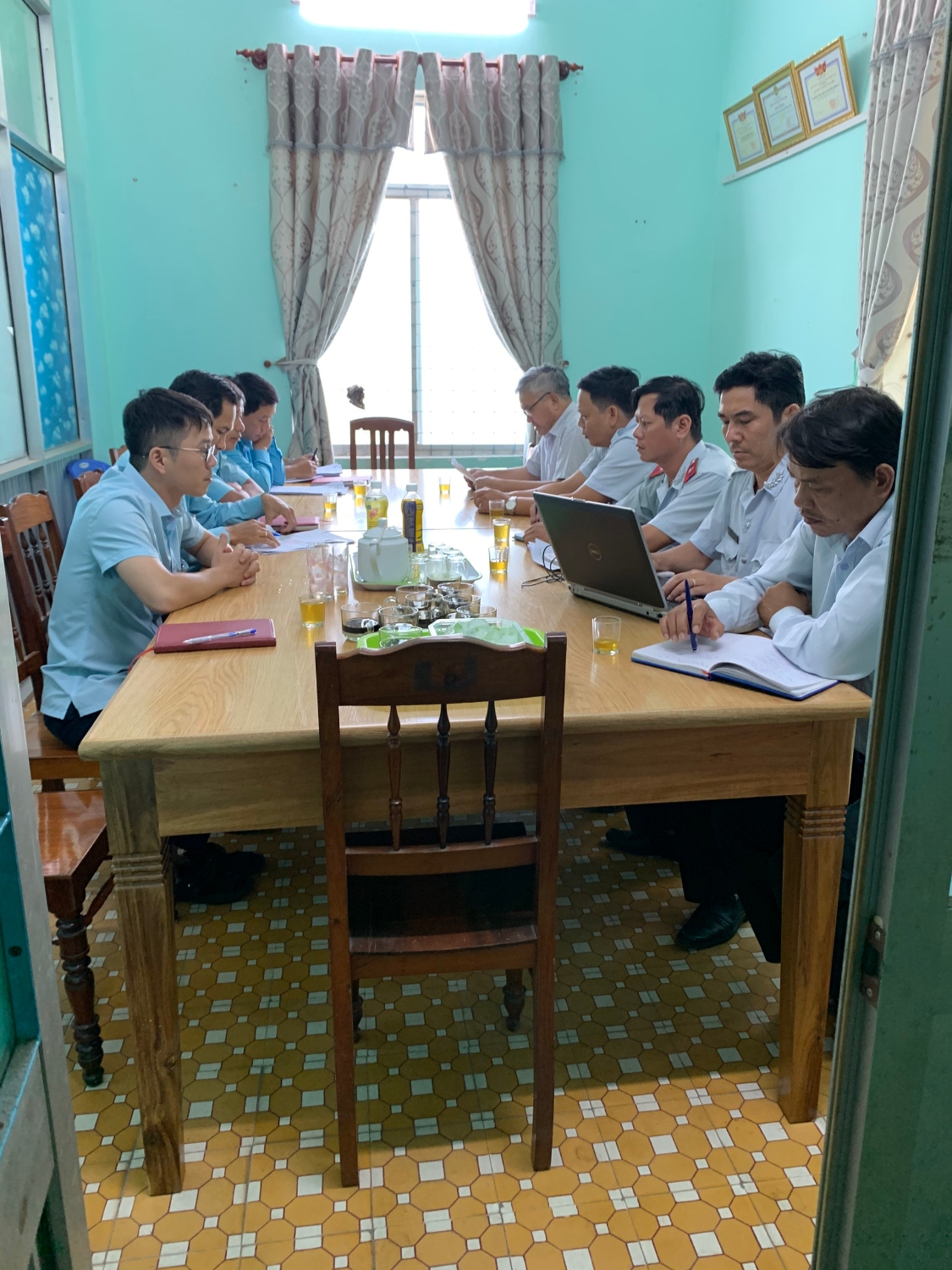 Hình ảnh tại buổi công bố Quyết định thanh tra