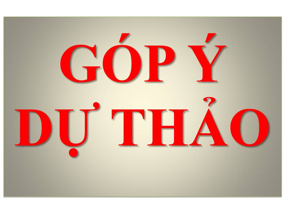Gop y du thao