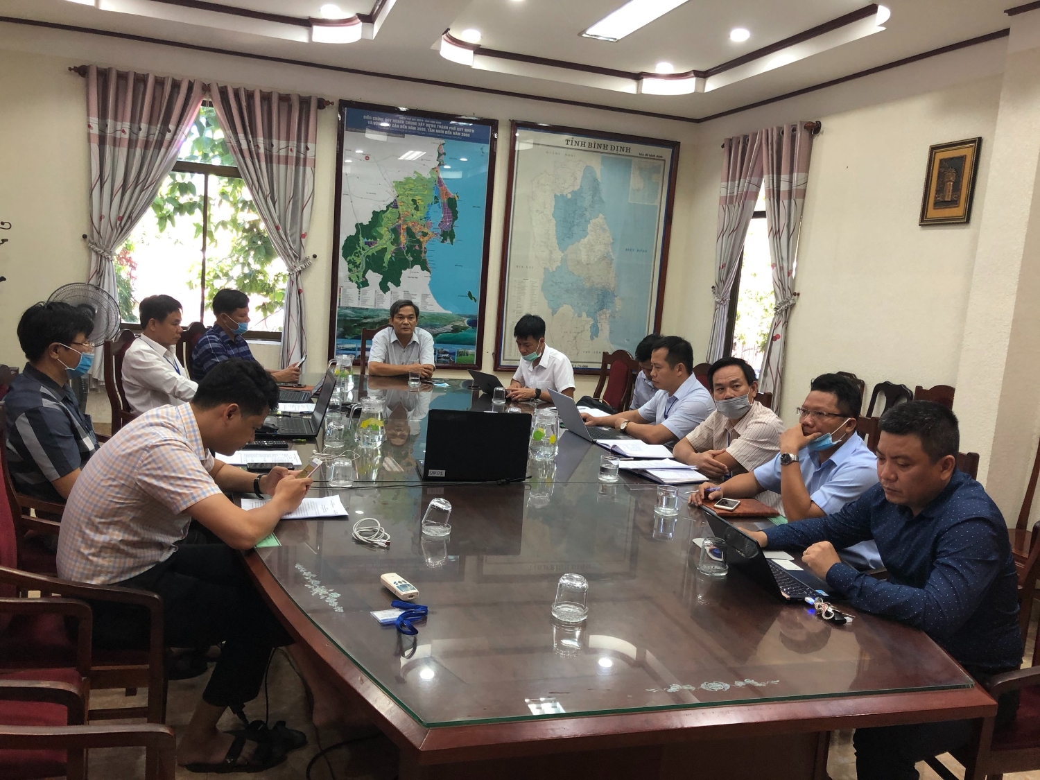 Hội nghị trực tuyến PBGDPL Sở Xây dựng ngày 18/6/2021