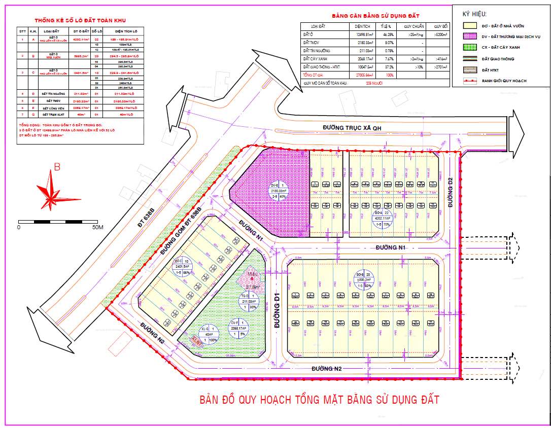 Quy hoạch sử dụng đất Khu tái định cư thôn Trung Hội, xã Mỹ Trinh phục vụ dự án đường bộ cao tốc Bắc - Nam phía Đông giai đoạn 2021-2025, đoạn qua địa bàn tỉnh Bình Định