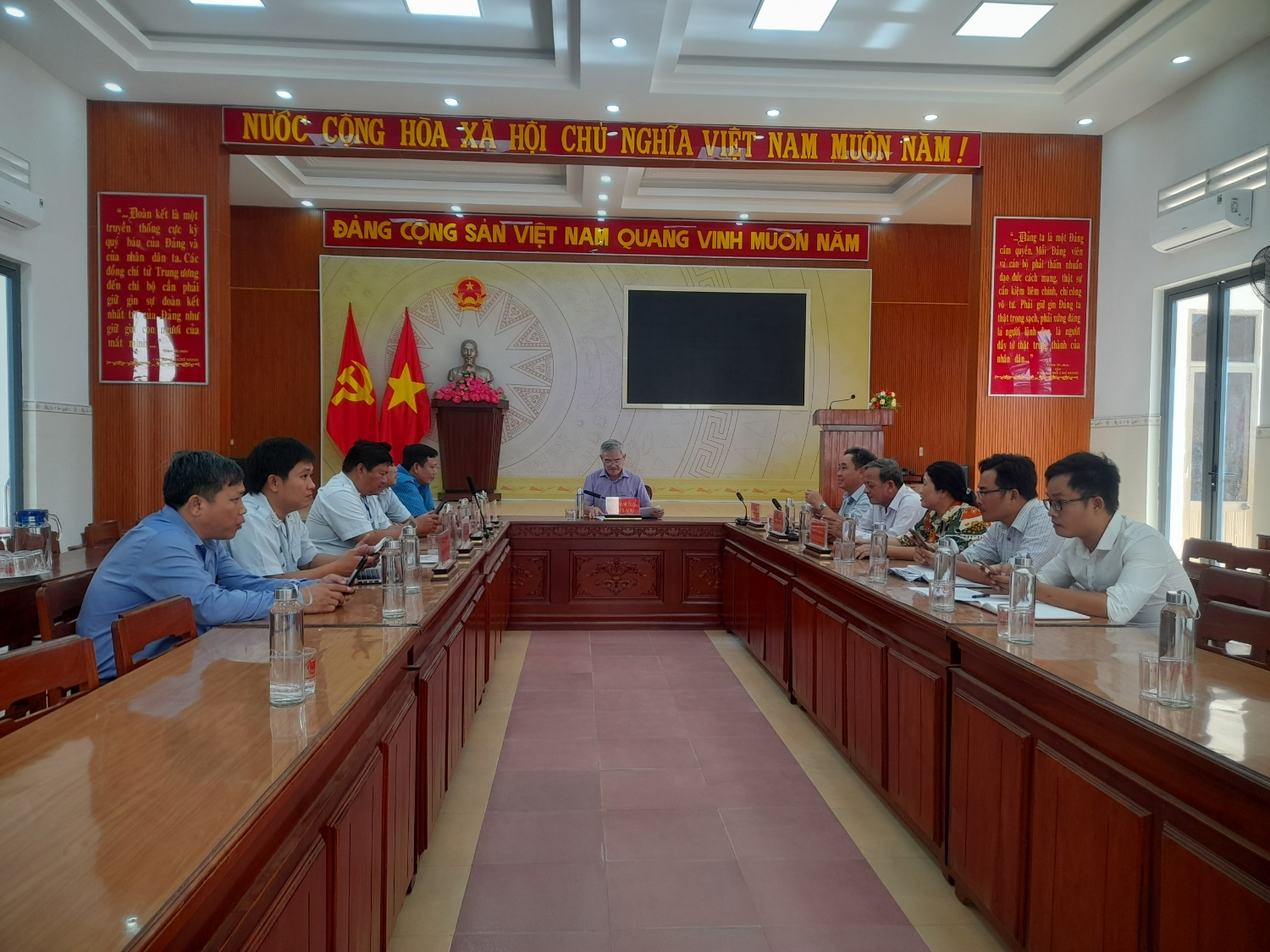 Hình ảnh tại buổi công bố Quyết định thanh tra