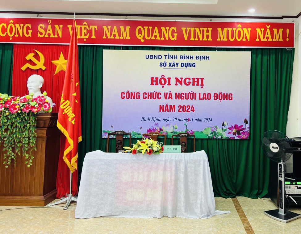 Sở Xây dựng  tổ chức Hội nghị cán bộ, công chức, người lao động năm 2024