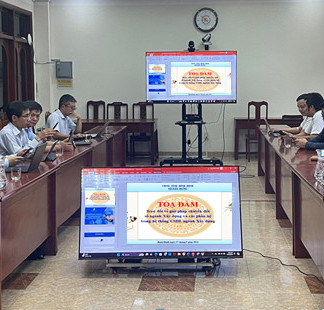 Công đoàn cơ sở Sở Xây dựng Bình Định - Tổ chức toạ đàm trao đổi về giải pháp chuyển đổi số ngành Xây dựng và các phân hệ trong hệ thống CSDL ngành Xây dựng.
