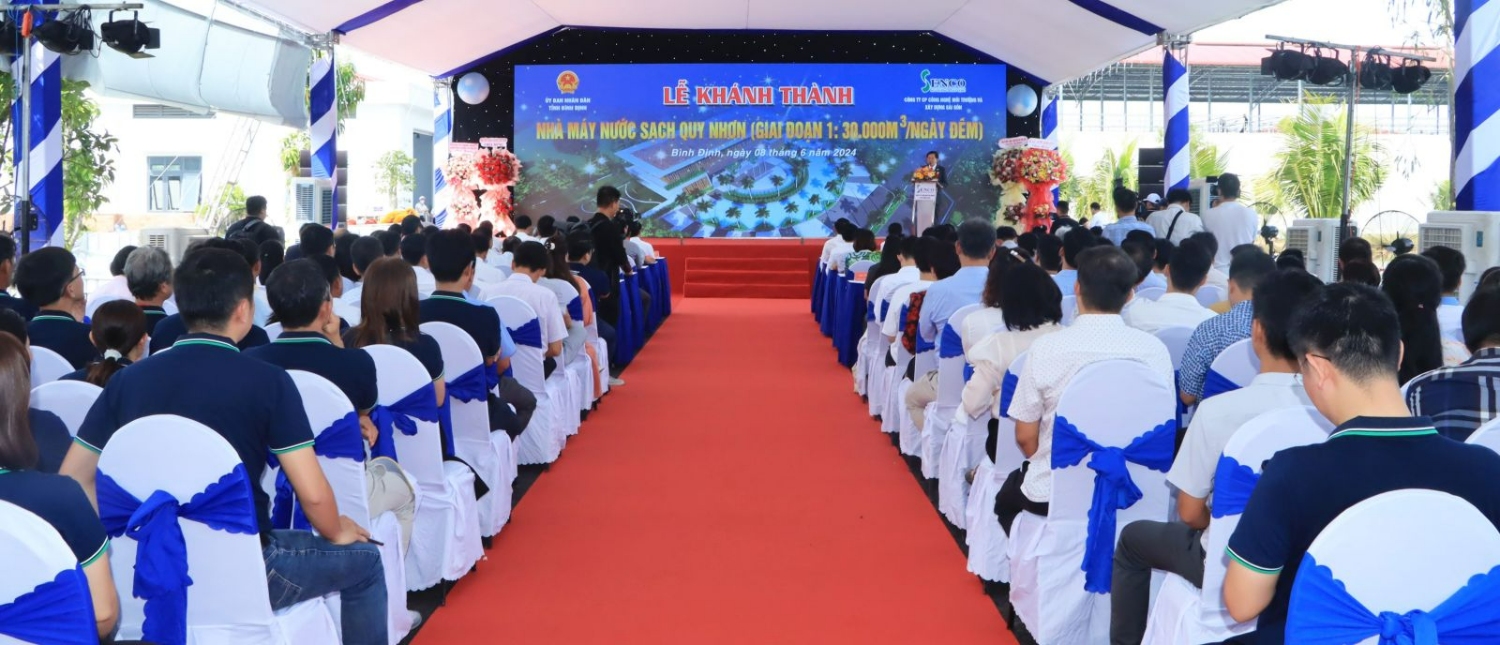 Khánh thành Nhà máy nước sạch Quy Nhơn (giai đoạn 1)