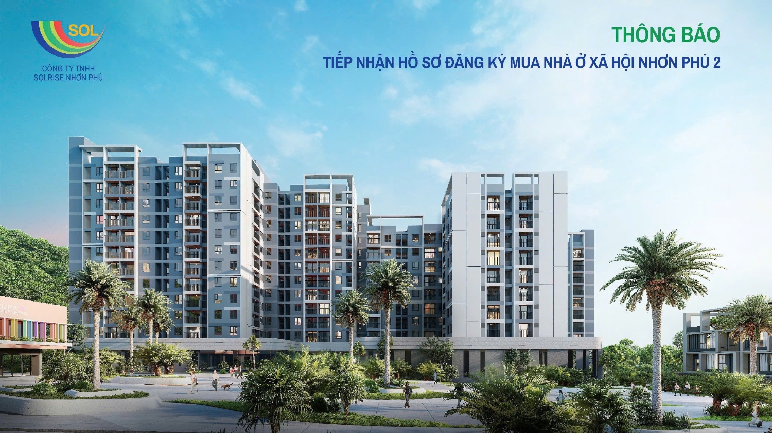 Thông báo tiếp nhận hồ sơ mua nhà ở xã hội  thuộc dự án nhà ở xã hội Nhơn Phú 2, phường Nhơn Phú, TP Quy Nhơn, tỉnh Bình Định (đợt 10)