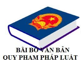Bãi bỏ 02 quyết định của Ủy ban nhân dân tỉnh Bình Định trong lĩnh vực quản lý của Sở Xây dựng